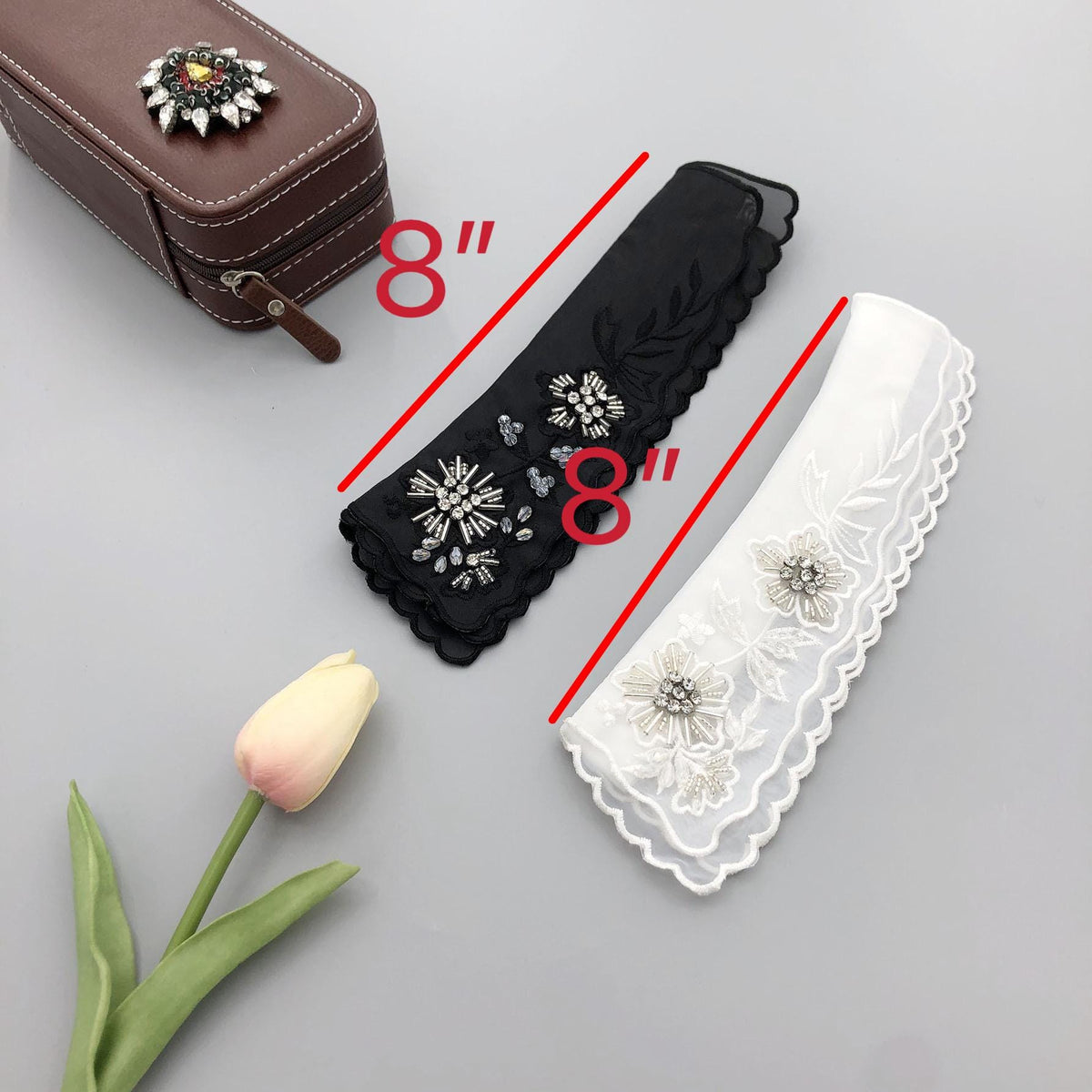 Beaded Detachable Collar: Women's Fashion Lapel