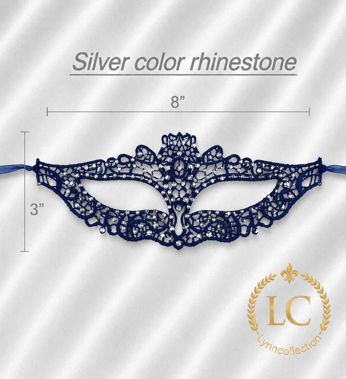Masquerade Mask with Approx. 150-170 pieces rhinestones, Women's Masquerade Mask, Masquerade Ball Mask
