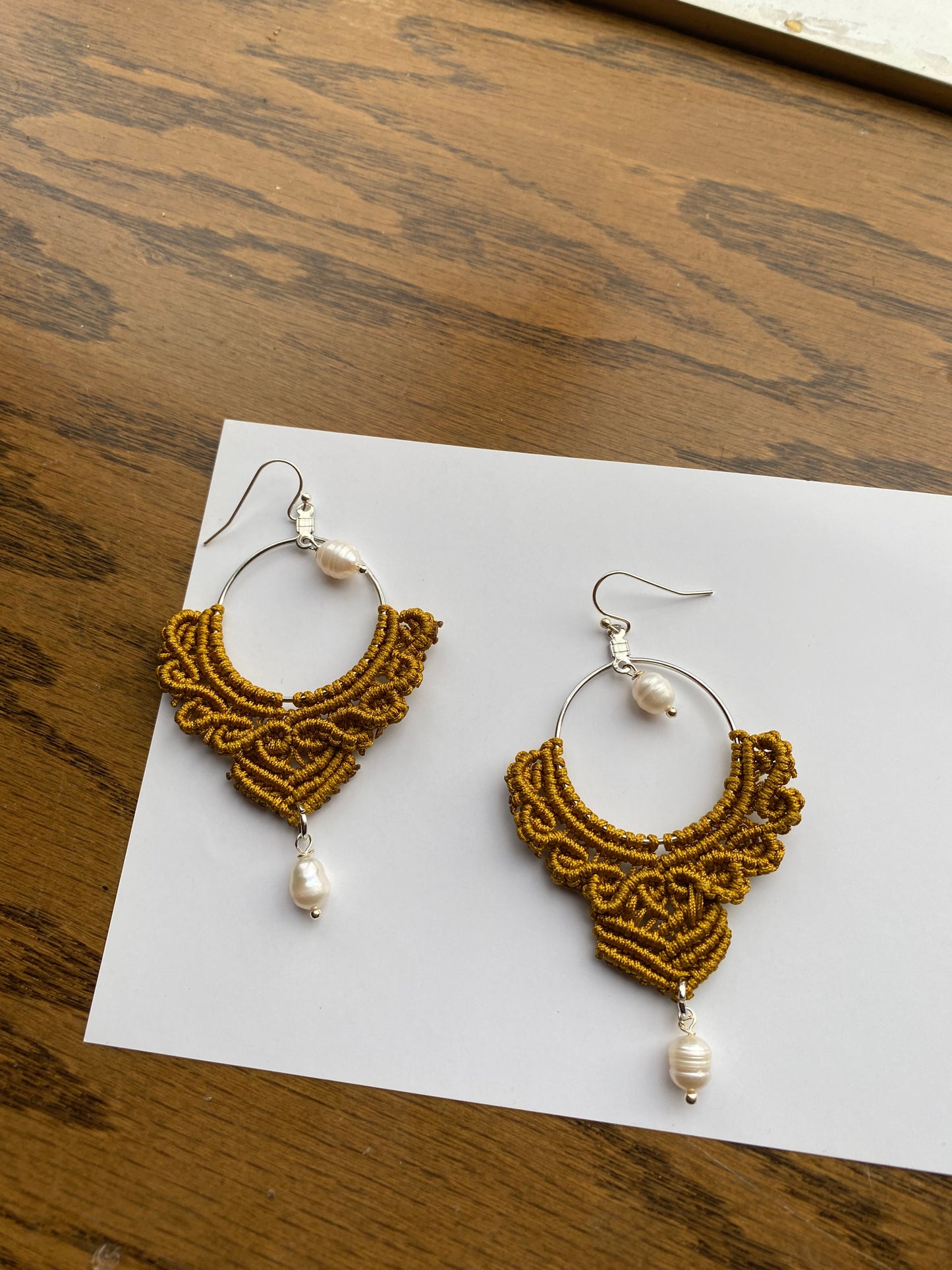 Macrame Earrings, Bohemian Fashion, Tribal Ethnic Bellydance, Handmade Earrings,Handmade Macrame, Dangle Earring,Macrame Jewelry