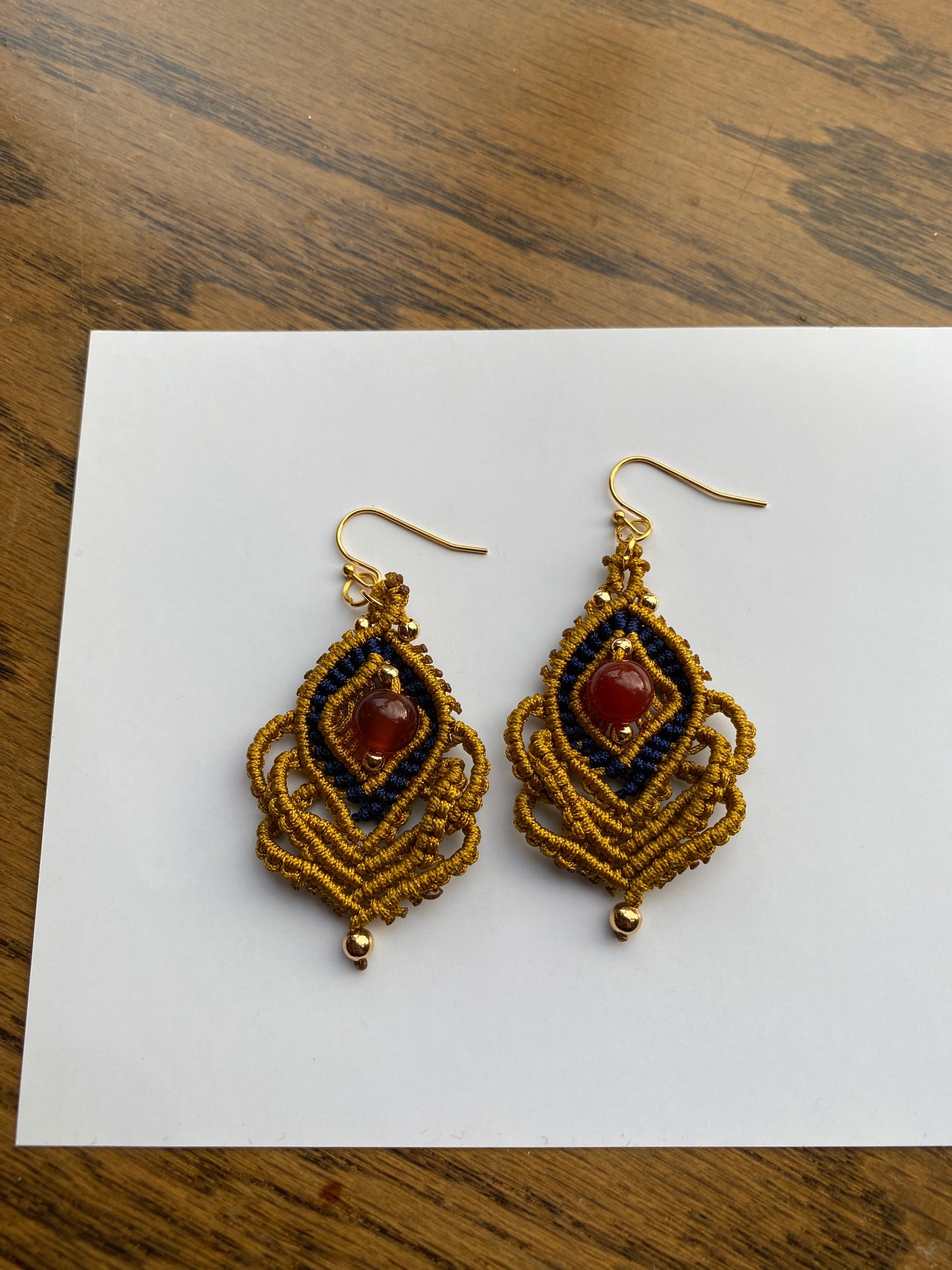 Macrame Earrings, Bohemian Fashion, Tribal Ethnic Bellydance, Handmade Earrings,Handmade Macrame, Dangle Earring,Macrame Jewelry