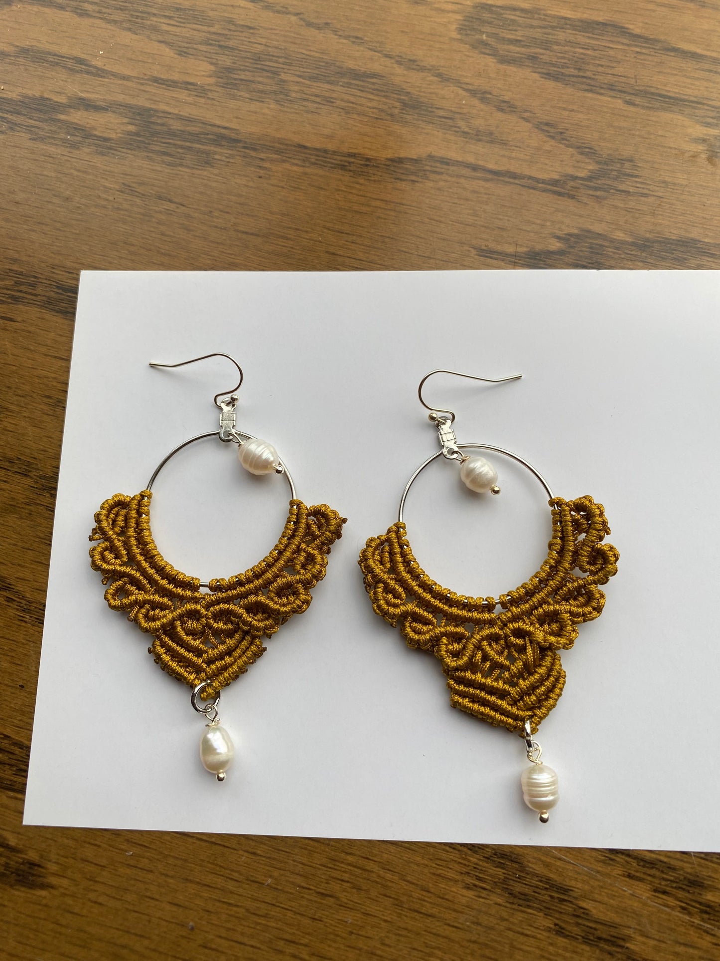Macrame Earrings, Bohemian Fashion, Tribal Ethnic Bellydance, Handmade Earrings,Handmade Macrame, Dangle Earring,Macrame Jewelry