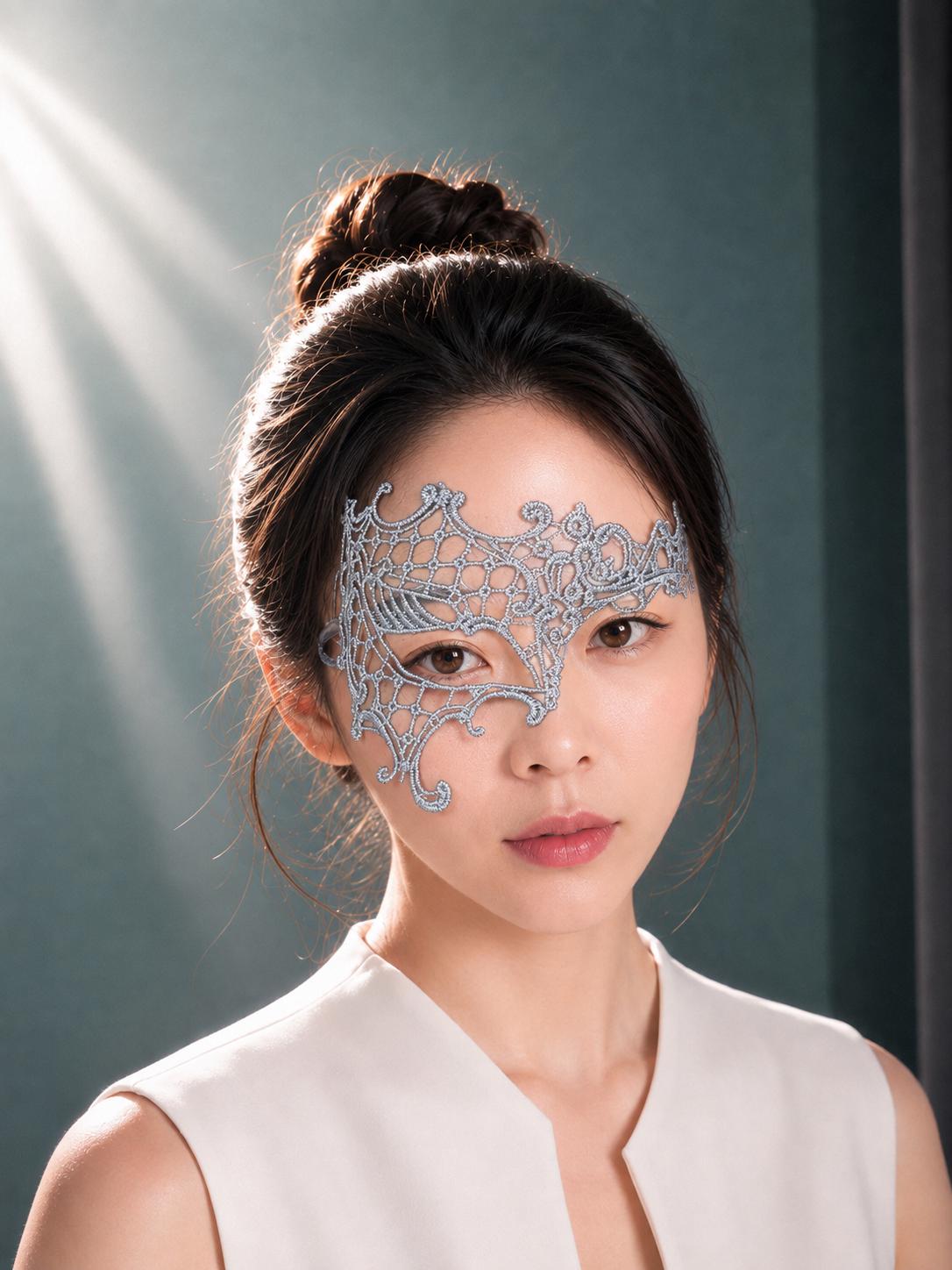Lace Mask, Embroidery, Appliques, Black Mask, Party Mask, Wedding Mask, Halloween Mask