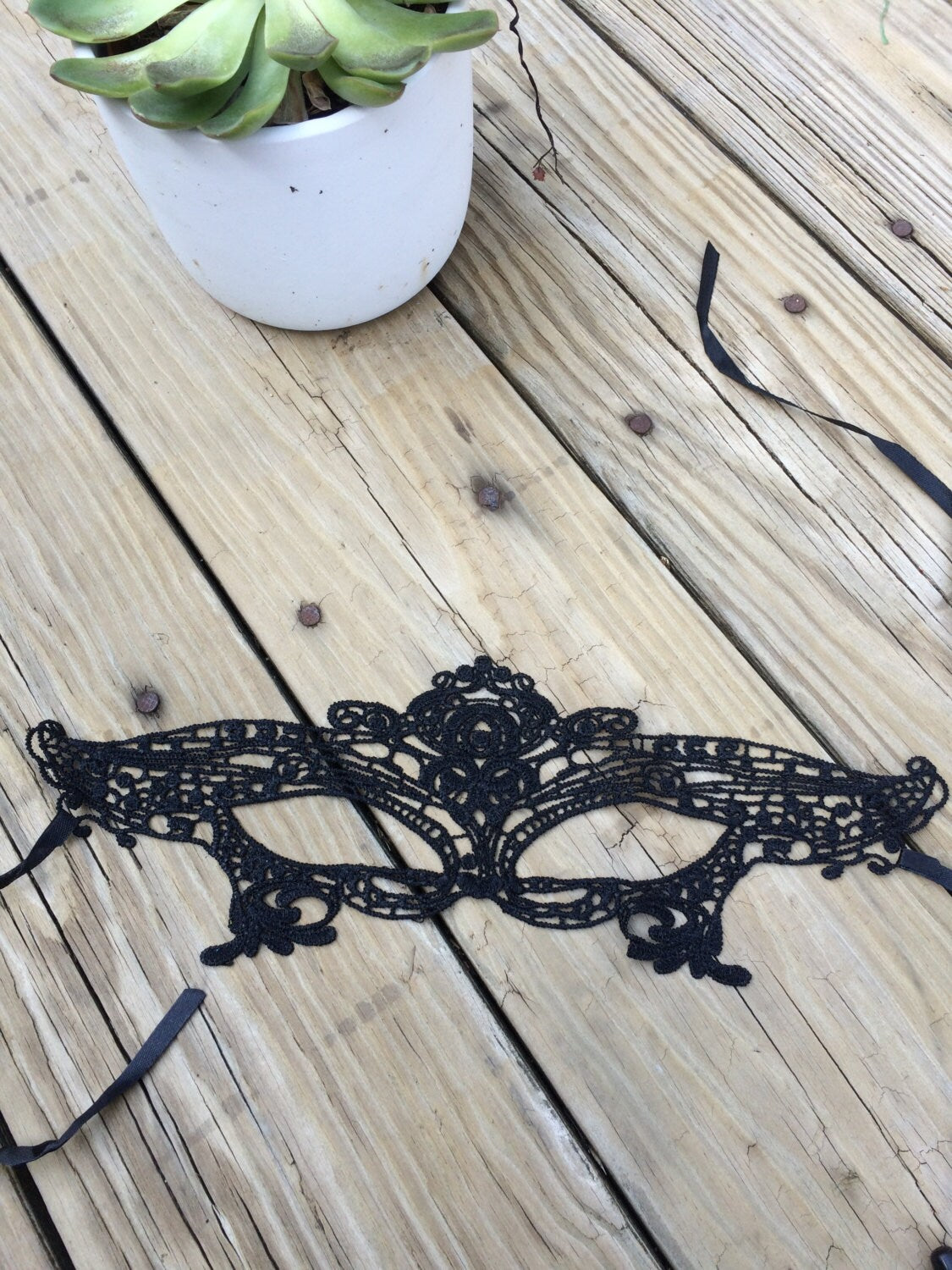 M05 Black soft Lace Mask, Embroidery, Appliques, Black Mask, Party Mask, Wedding Mask, Halloween Mask