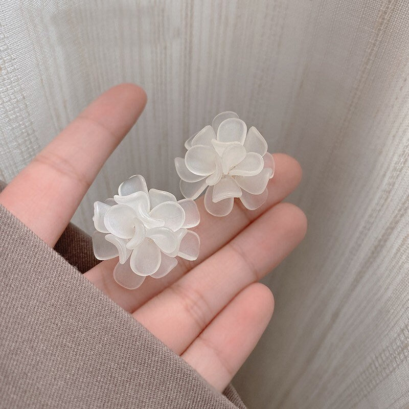 handmade earrings, Dangle Earrings, Sterling silver studs