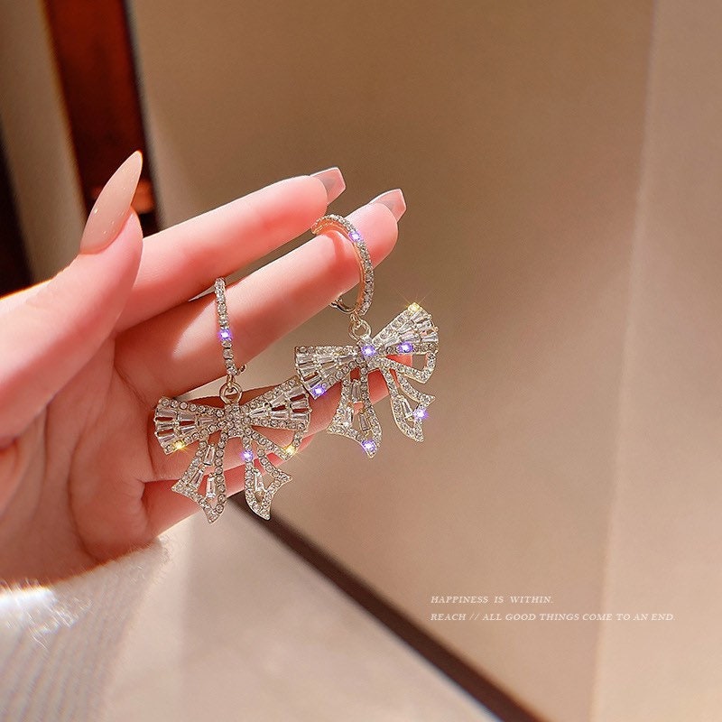 Dangle Earrings, Sterling silver studs