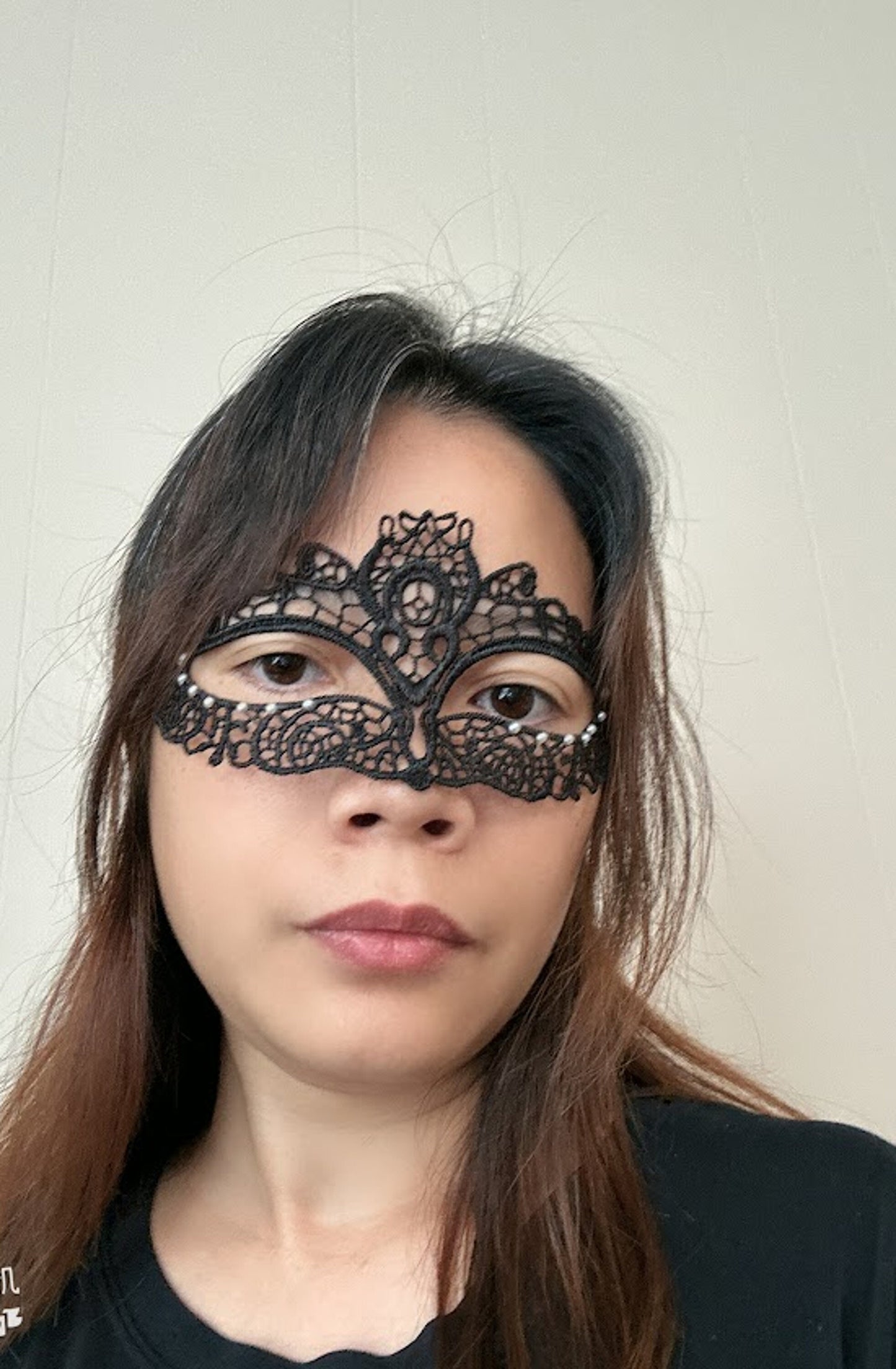 Black soft Lace Mask, Embroidery, Appliques, Black Mask, Party Mask, Wedding Mask, Halloween Mask