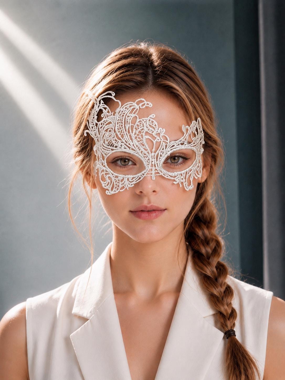 Lace Masquerade Mask, ( no rhinestone or beads) Venetian Lace Eye Mask For Party Prom Ball Costume Mardi Gras, Halloween Party mask