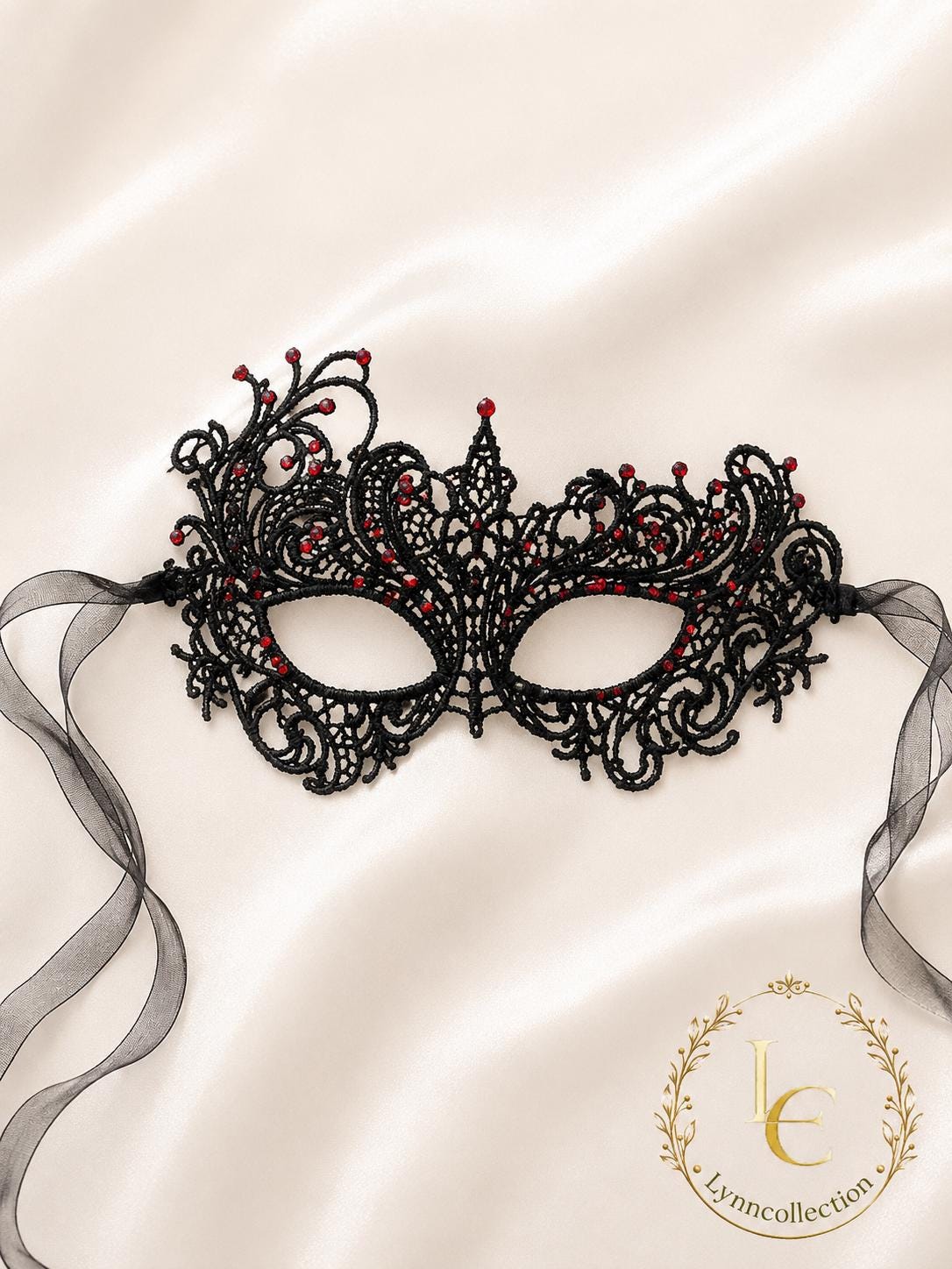 Lace Masquerade Mask with rhinestone,Masquerade Mask for Women Venetian Lace Eye Mask For Party Prom Ball Costume Mardi Gras