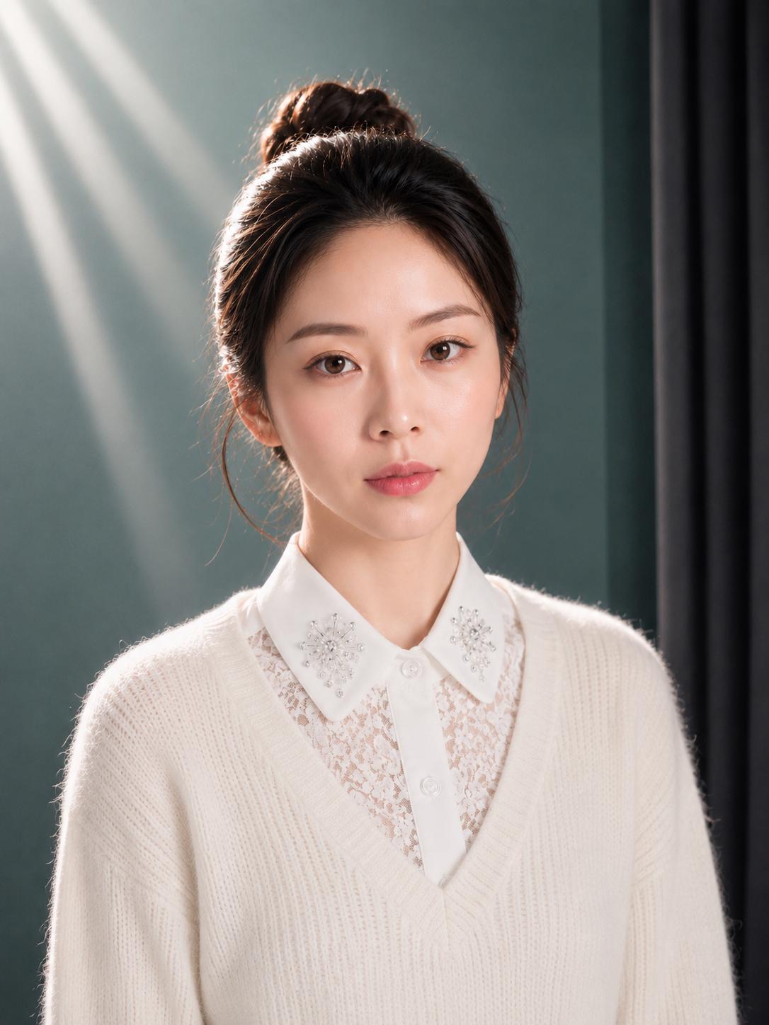 Vintage Lace Detachable Collar: Women's Half Shirt Collar