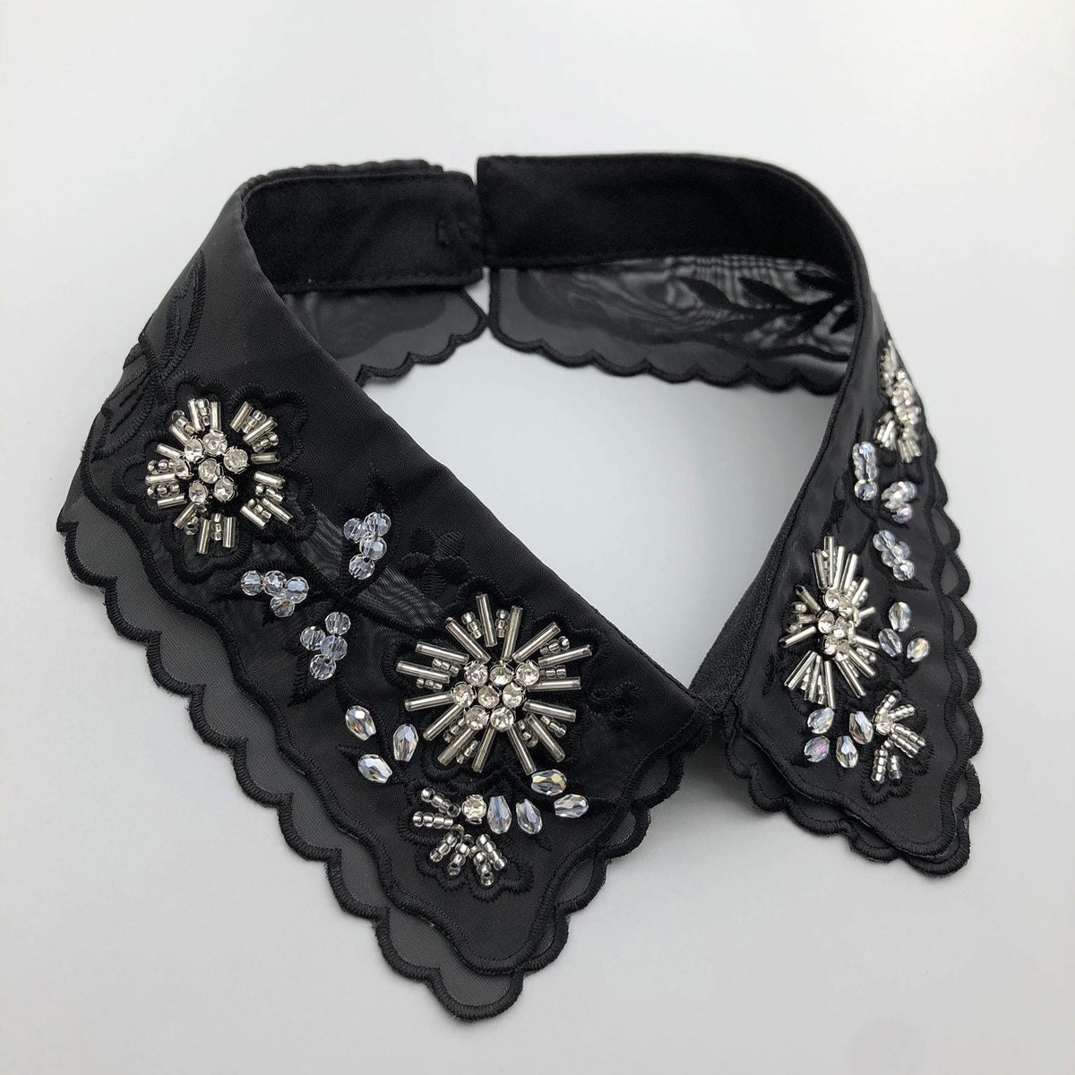 Beaded Detachable Collar: Women's Fashion Lapel