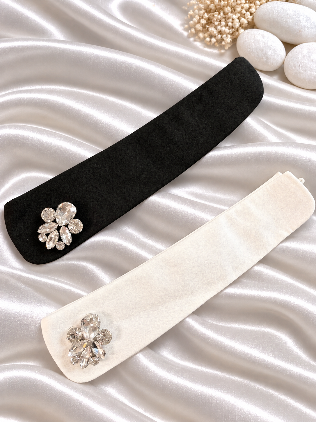 #3 Detachable Collar: Women's Fashion Lapel , Hand-stitch Rhinestone Collar