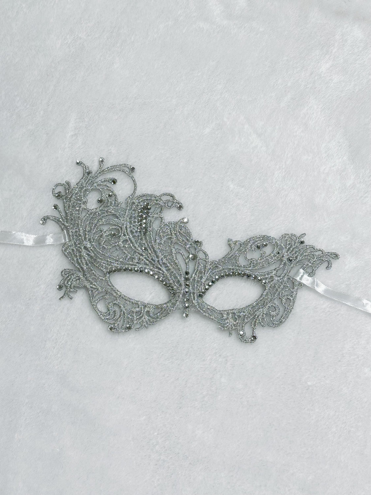 Lace Masquerade Mask with clear rhinestone,Masquerade Mask for Women Venetian Lace Eye Mask For Party Prom Ball Costume Mardi Gras