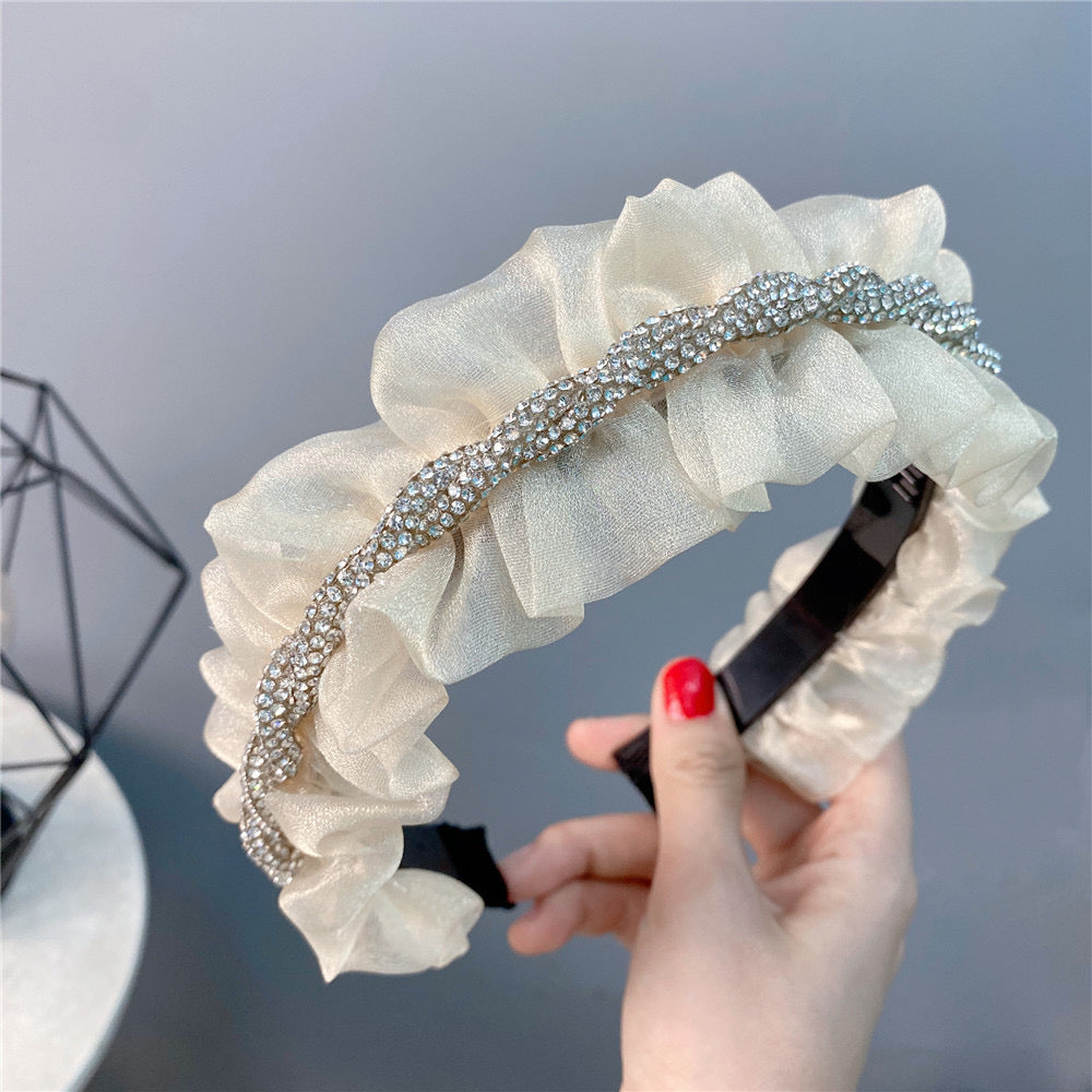 Fashion Headband,Rhinestone Headbands,Headband Jeweled Head Bands for Women Girls Hair Accessories