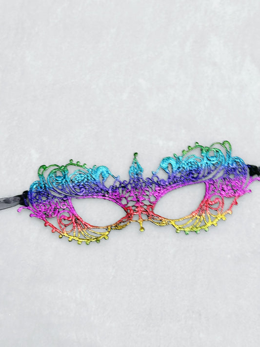 Lace Masquerade Mask, Halloween party mask, masquerade mask( no rhinestone and beads)