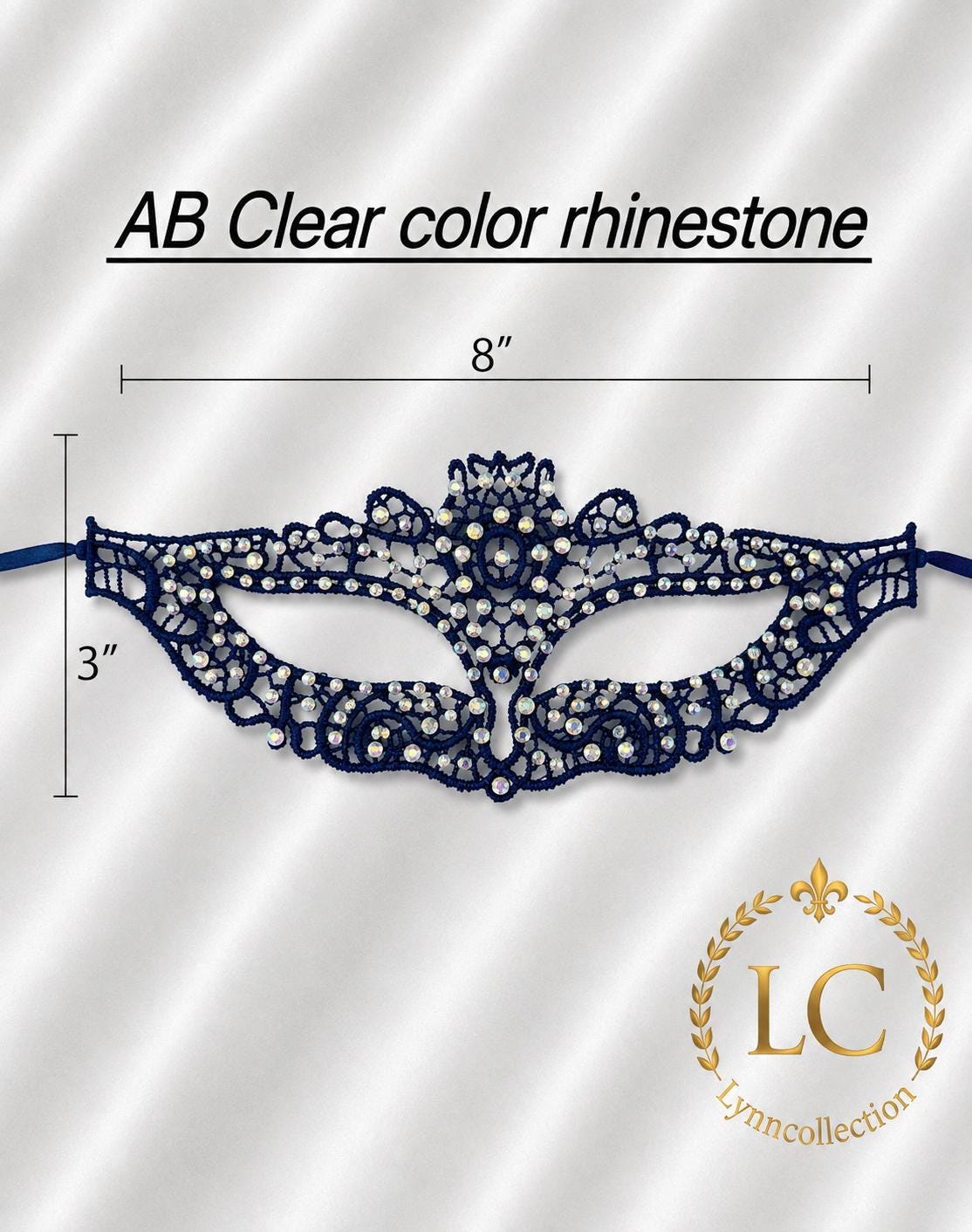 Masquerade Mask with  Approx. 150-170 pieces rhinestones, Women's Masquerade Mask, Masquerade Ball Mask