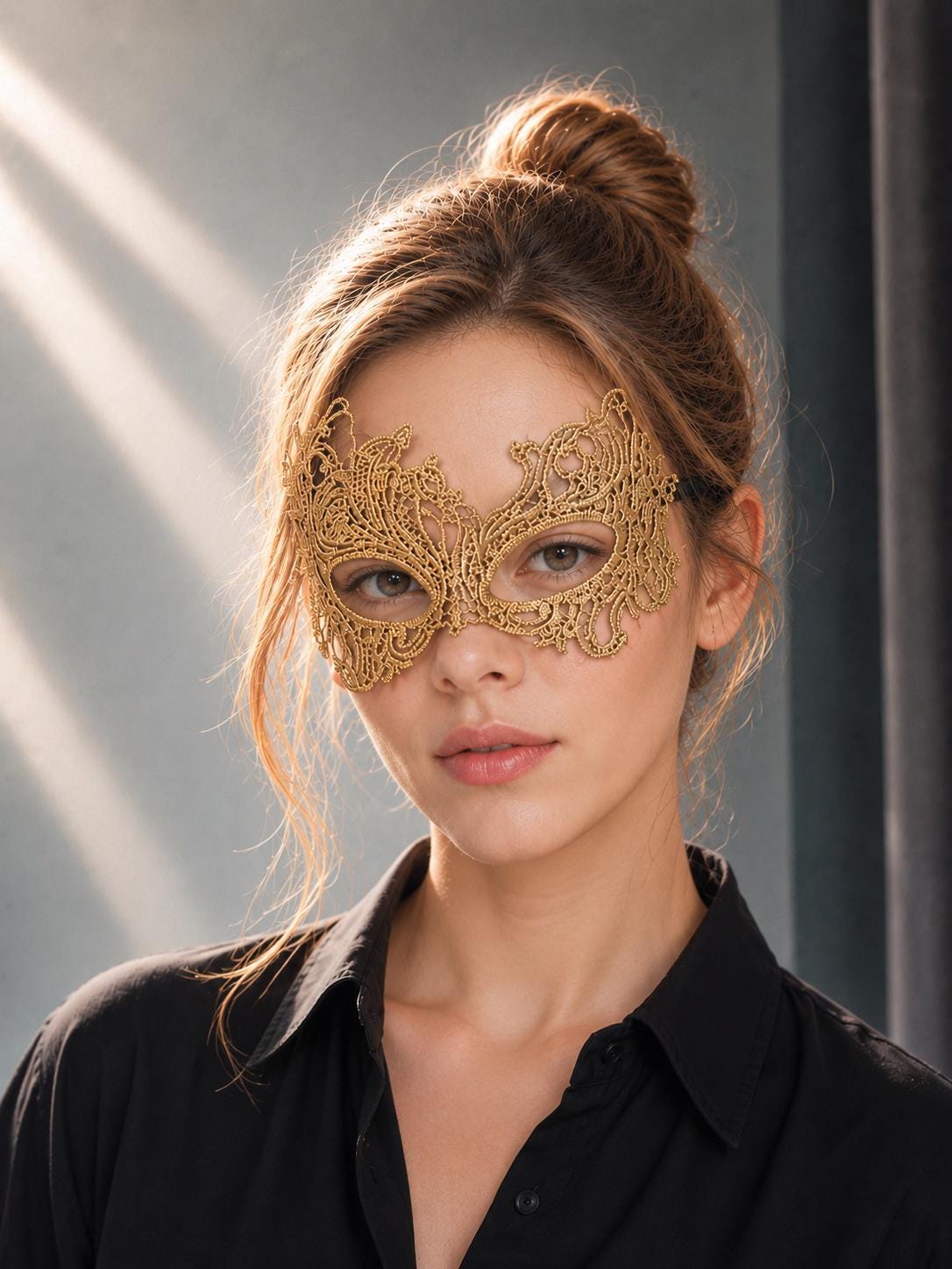 Lace Masquerade Mask, ( no rhinestone or beads) Venetian Lace Eye Mask For Party Prom Ball Costume Mardi Gras, Halloween Party mask