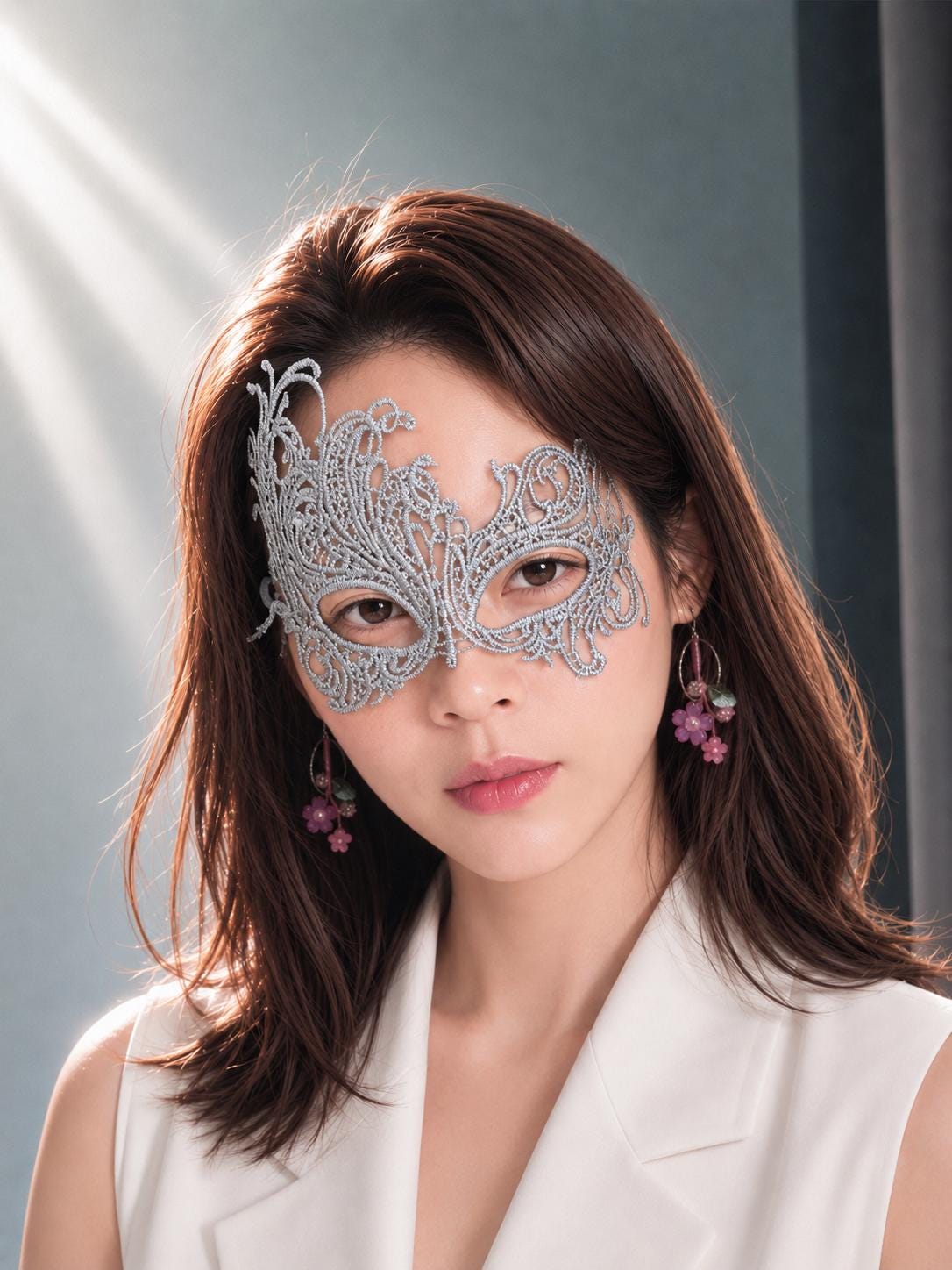 Lace Masquerade Mask, ( no rhinestone or beads) Venetian Lace Eye Mask For Party Prom Ball Costume Mardi Gras, Halloween Party mask