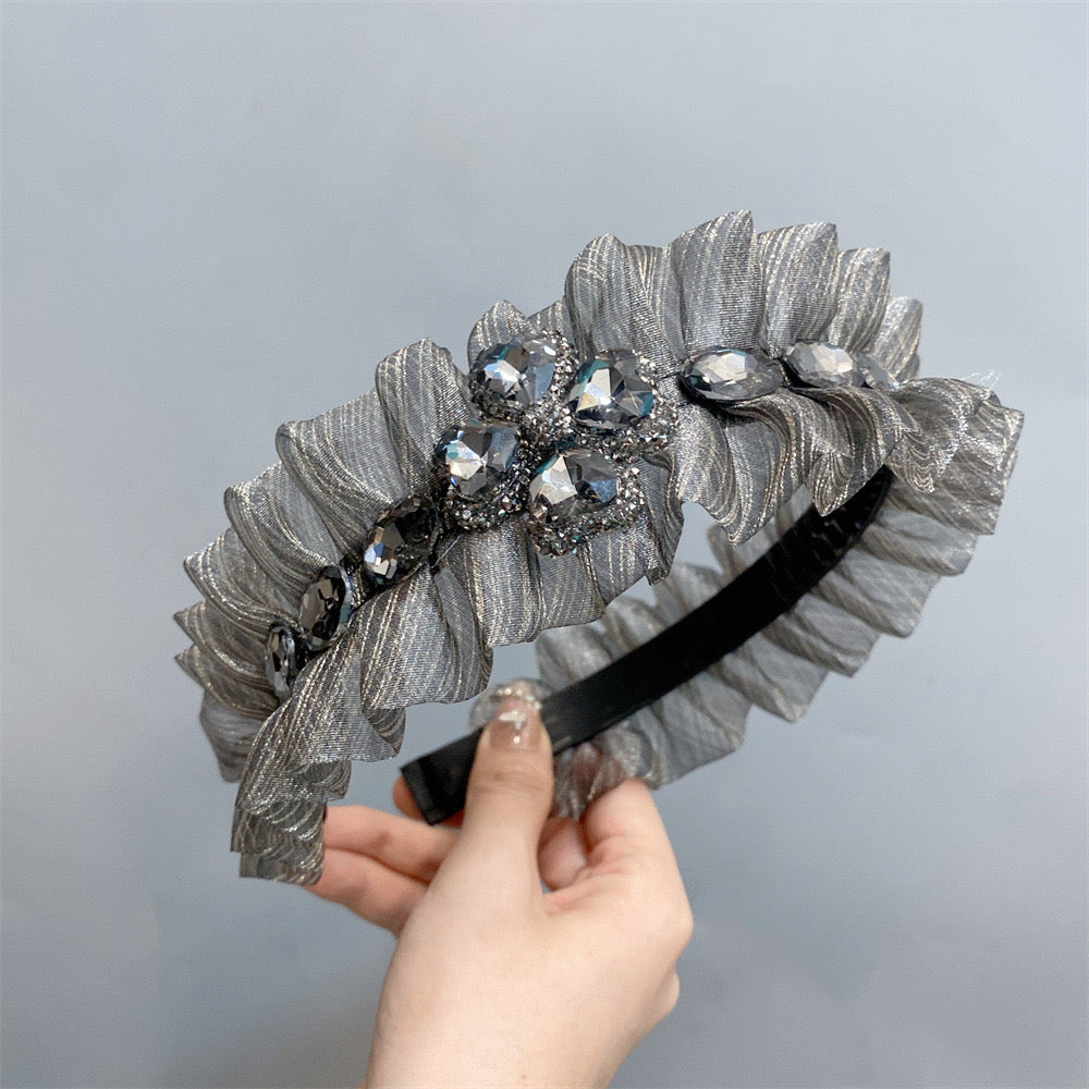 Fashion Headband,Rhinestone Headbands,Headband Jeweled Head Bands for Women Girls Hair Accessories