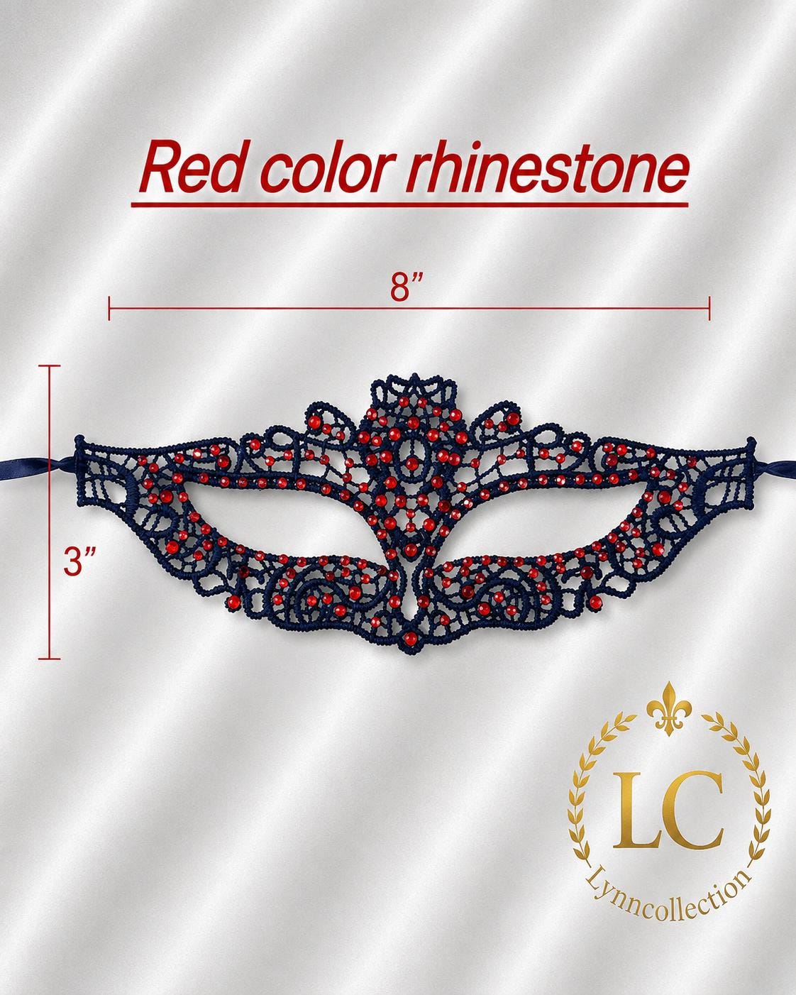 Masquerade Mask with  Approx. 150-170 pieces rhinestones, Women's Masquerade Mask, Masquerade Ball Mask