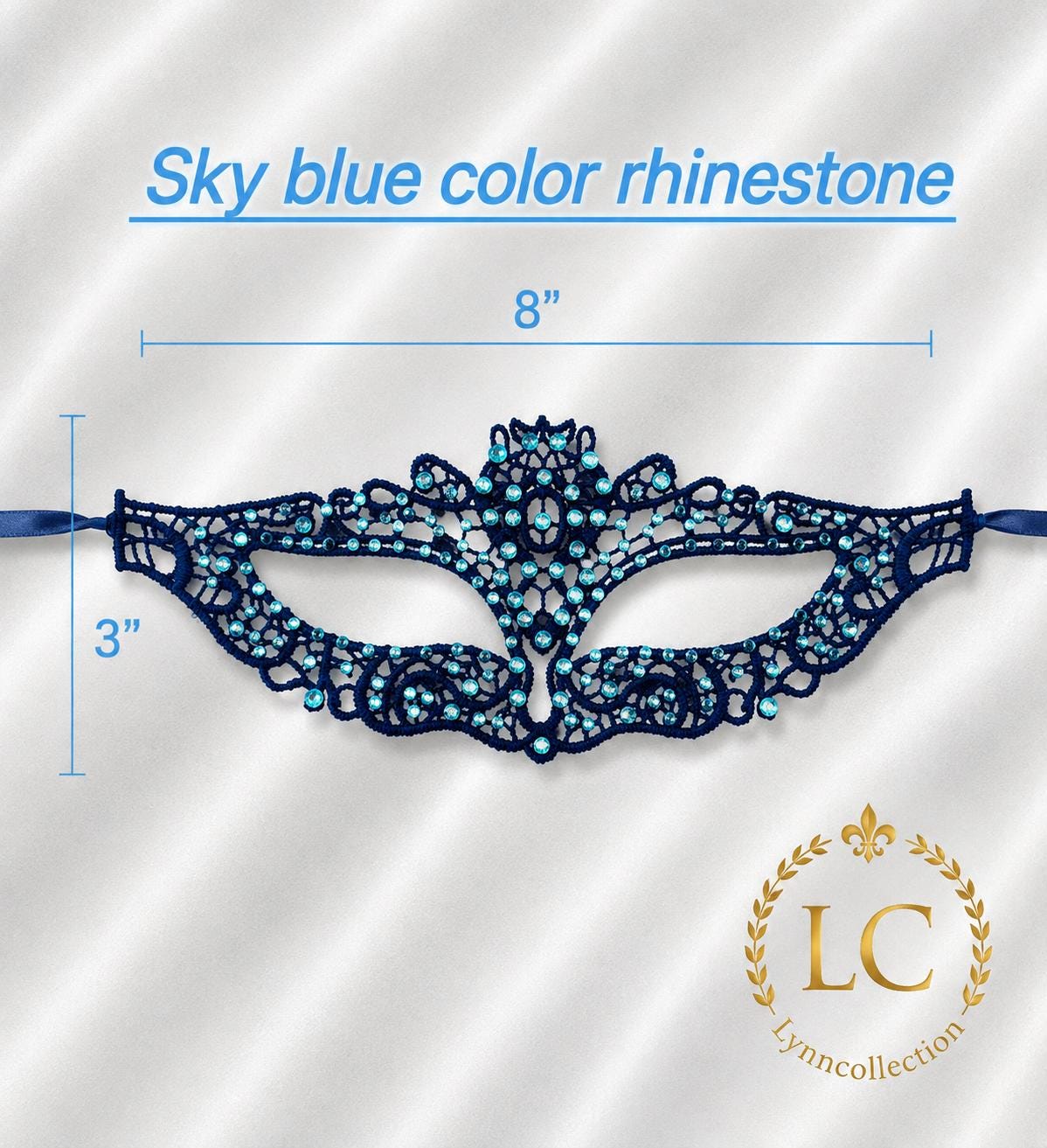 Masquerade Mask with  Approx. 150-170 pieces rhinestones, Women's Masquerade Mask, Masquerade Ball Mask
