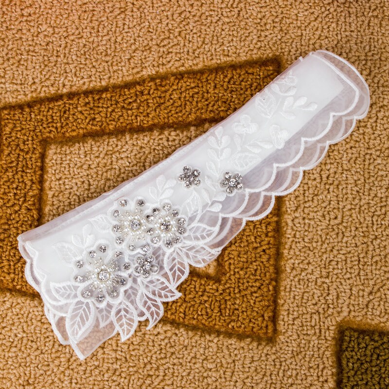 Beaded Lace Detachable Collar: Vintage Style False Collar