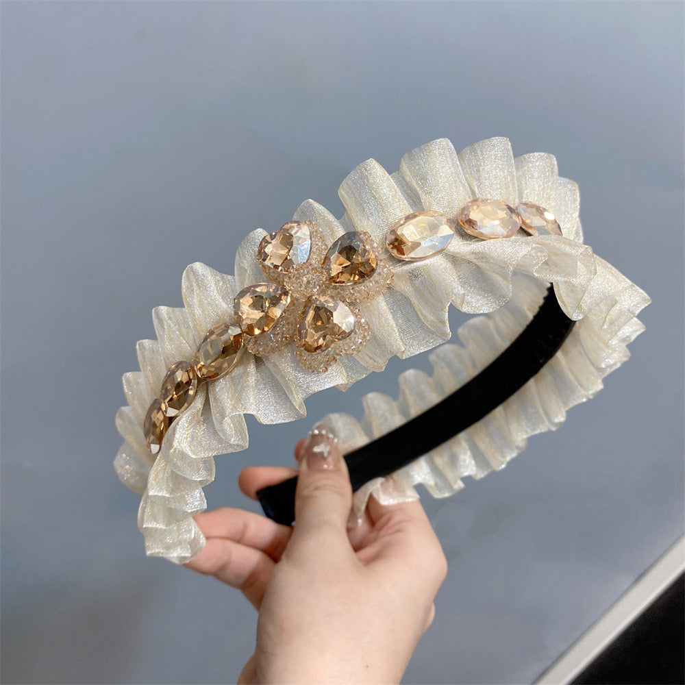 Fashion Headband,Rhinestone Headbands,Headband Jeweled Head Bands for Women Girls Hair Accessories