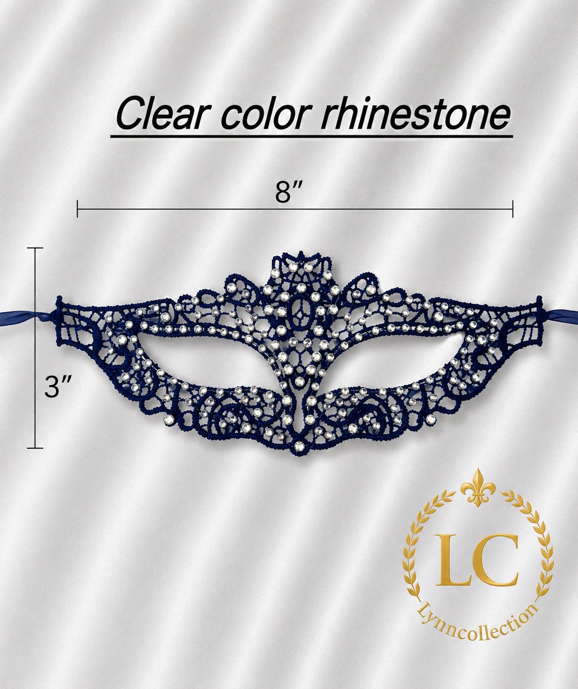 Masquerade Mask with  Approx. 150-170 pieces rhinestones, Women's Masquerade Mask, Masquerade Ball Mask