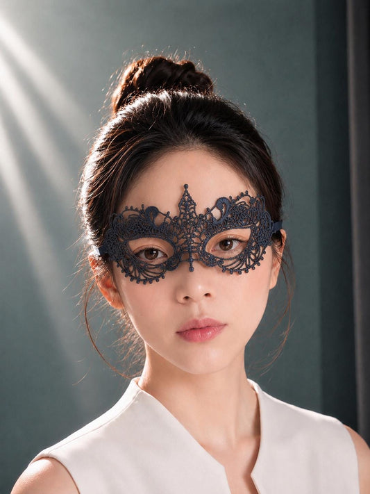 Luxury Masquerade Mask Womens Lace Eye Mask for Ball Proms and Party, Halloween Party
