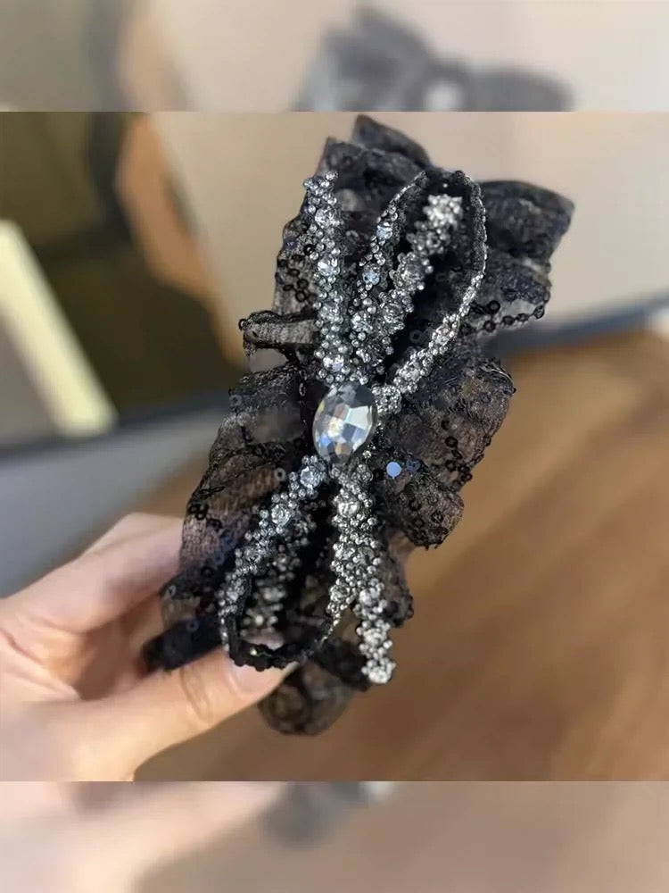 Fashion Headband,Rhinestone Headbands,Headband Jeweled Head Bands for Women Girls Hair Accessories