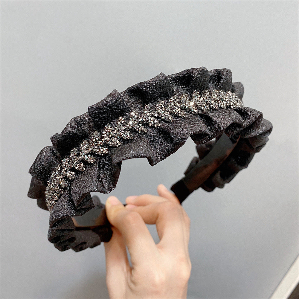 Fashion Headband,Rhinestone Headbands,Headband Jeweled Head Bands for Women Girls Hair Accessories