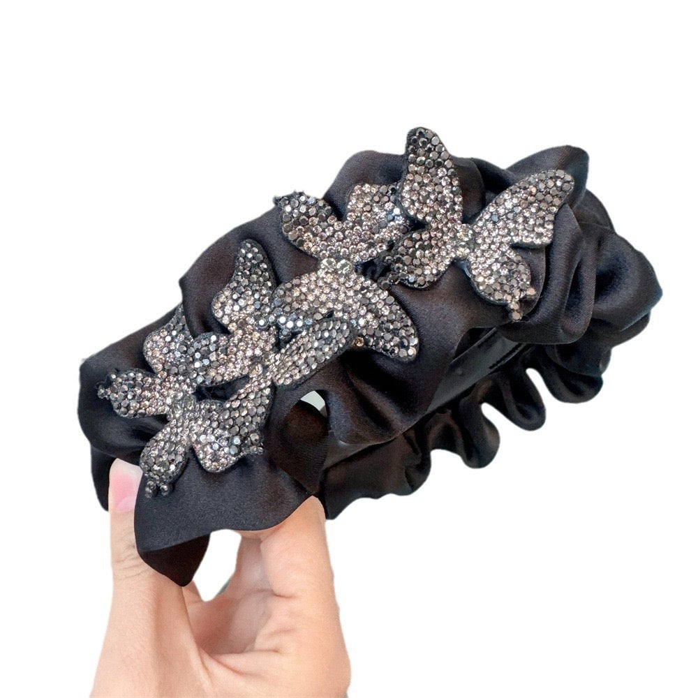 Fashion Headband,Rhinestone Headbands,Headband Jeweled Head Bands for Women Girls Hair Accessories