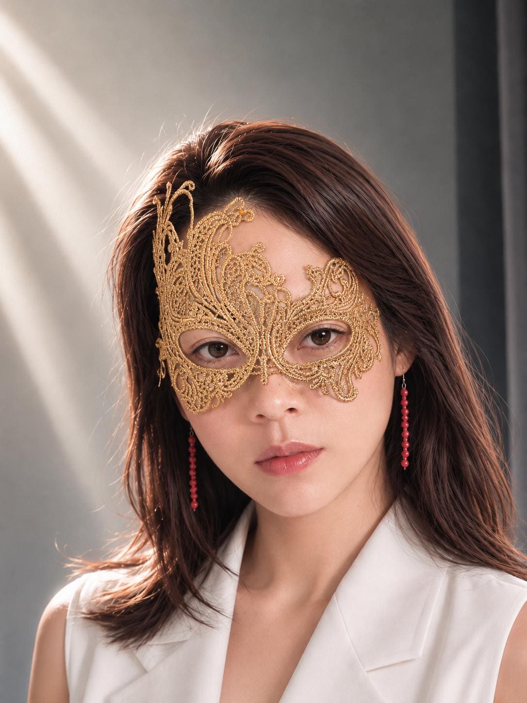 Lace Masquerade Mask, ( no rhinestone or beads) Venetian Lace Eye Mask For Party Prom Ball Costume Mardi Gras, Halloween Party mask