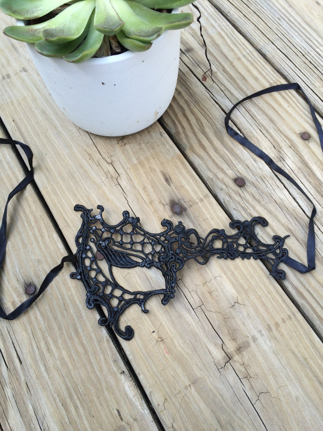 Lace Mask, Embroidery, Appliques, Black Mask, Party Mask, Wedding Mask, Halloween Mask