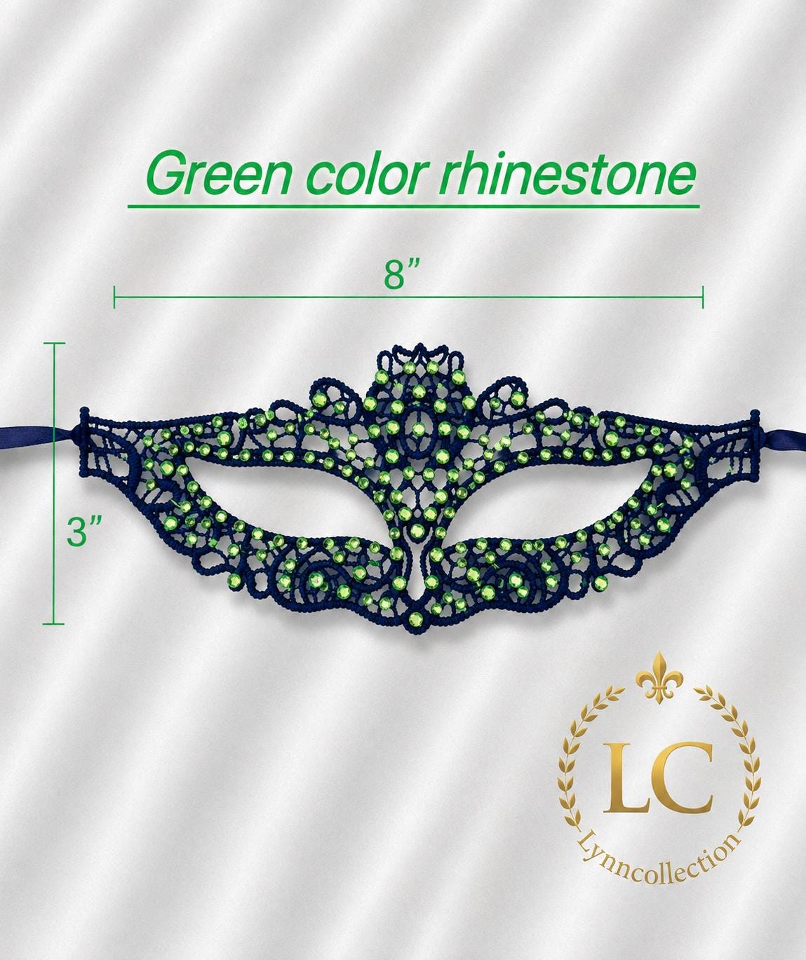 Masquerade Mask with  Approx. 150-170 pieces rhinestones, Women's Masquerade Mask, Masquerade Ball Mask